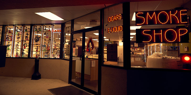 Smoke Shop, outside front picture.